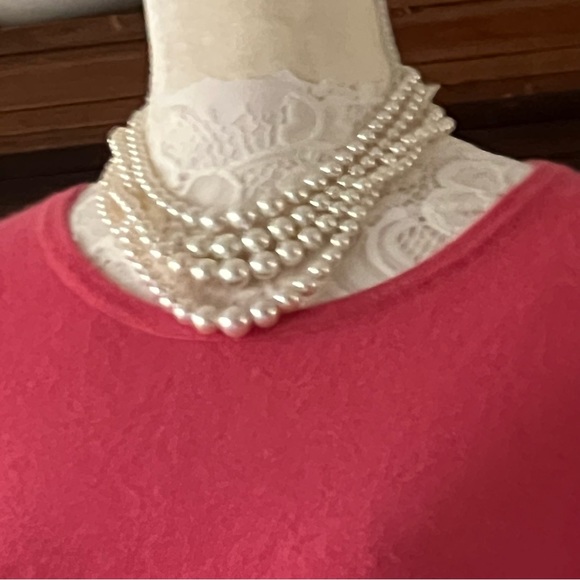 Talbots 100% Cashmere pink long sleeve petite sweater size sp - Picture 3 of 7